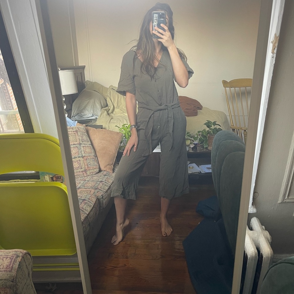 Chic Olive Jumpsuit